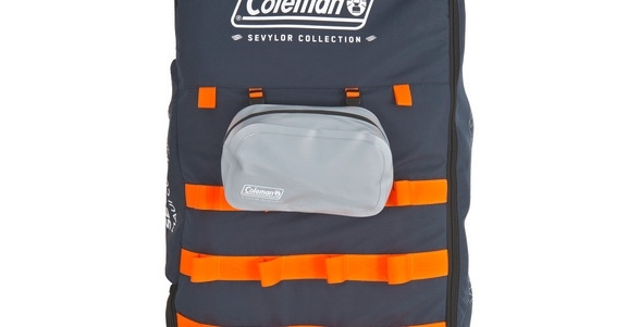Coleman aufblasbares Kajak Kit Sevylor Maui 2 1 für 2 Erwachsene und 1 Kind inkl. 2 Paddel / wasserdichte Tasche / Getränkehalter / Luftpumpe