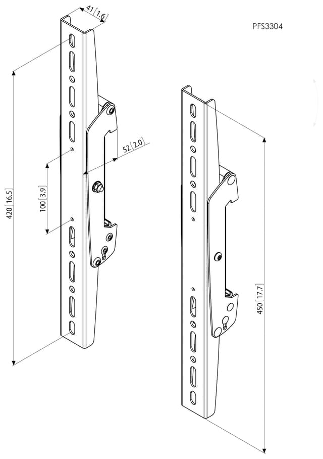Vogels Pro PFS 3304 skærminterfacestrips