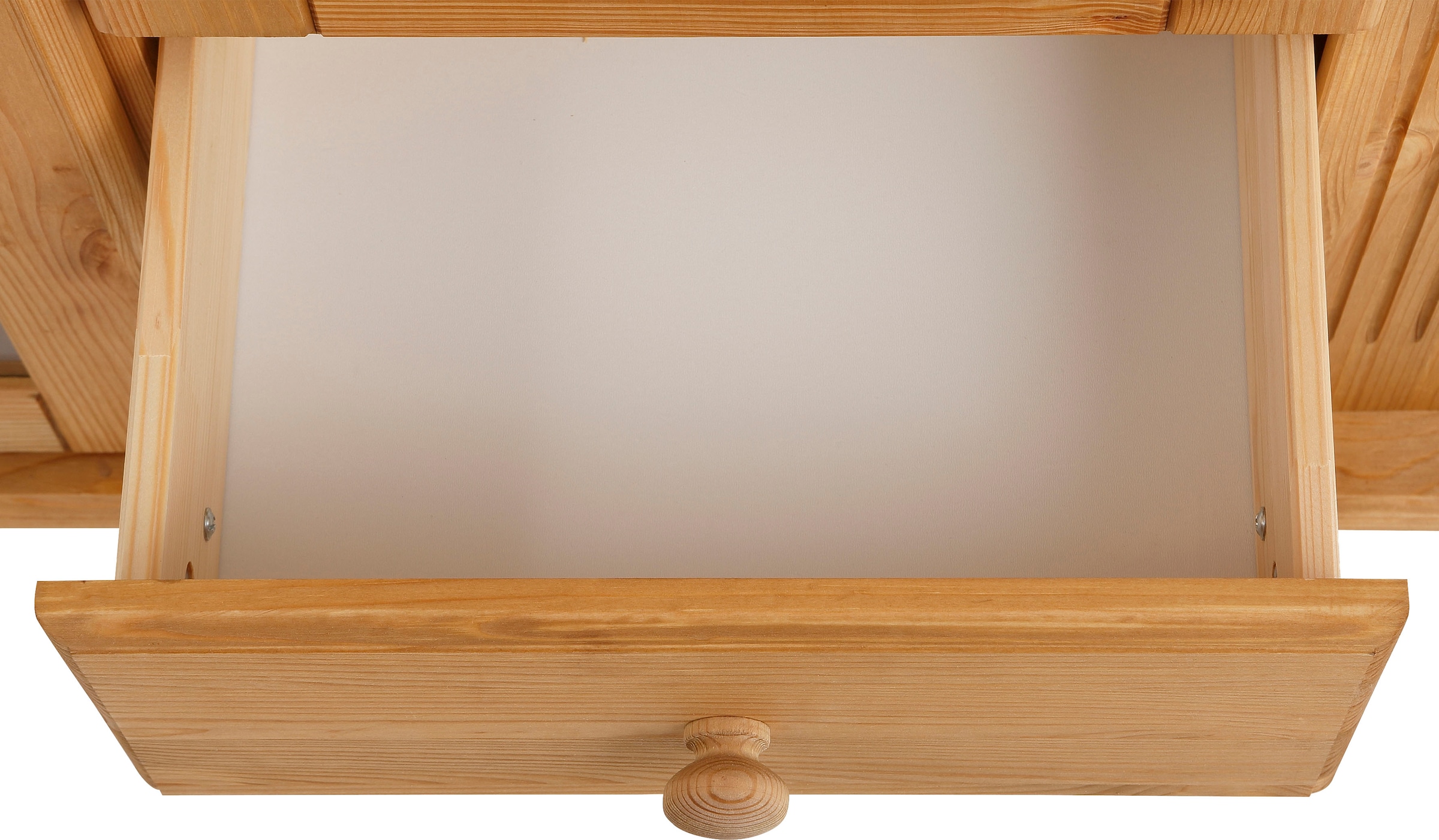 Home affaire Highboard »Adele« Stauraumschrank, 2-türig, Höhe 135 cm, aus massiver Kiefer, FSC®