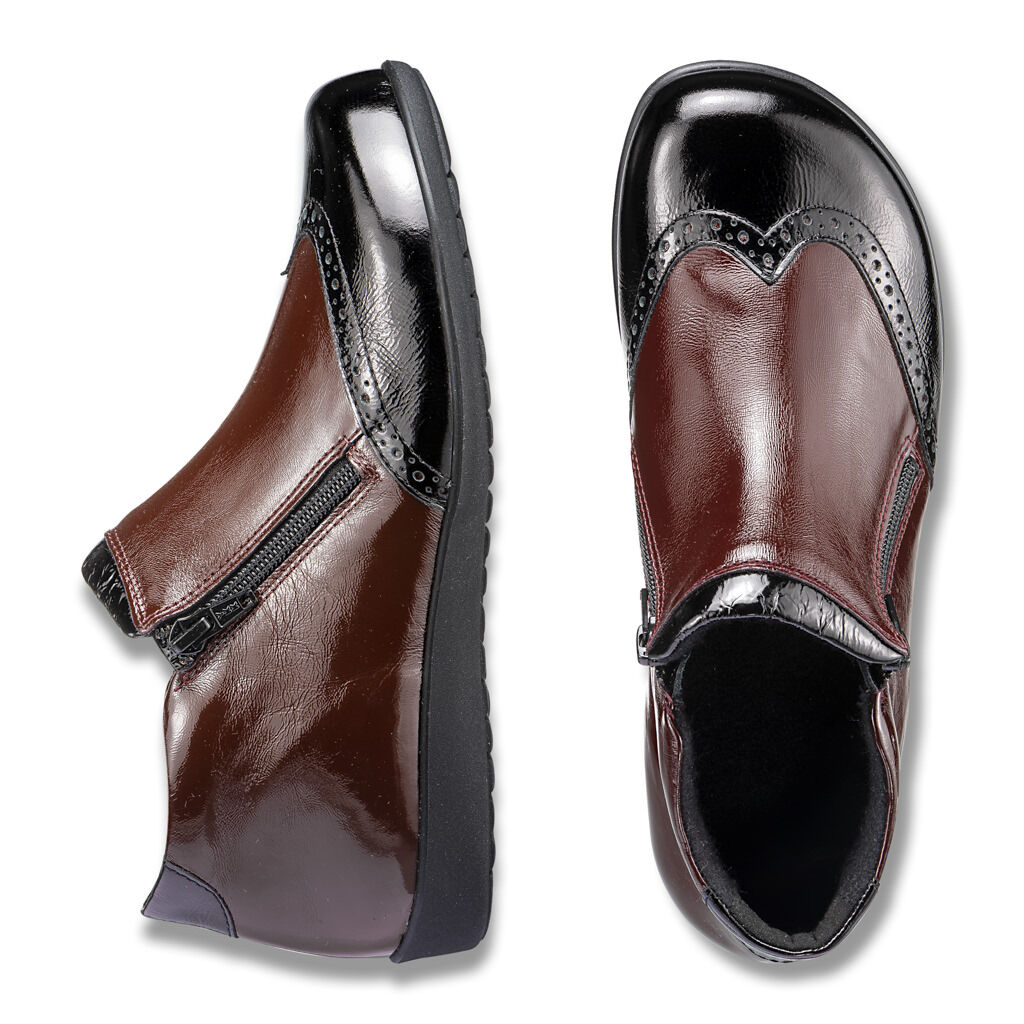 DAMEN - Halbschuh MIRKA schwarz-rot