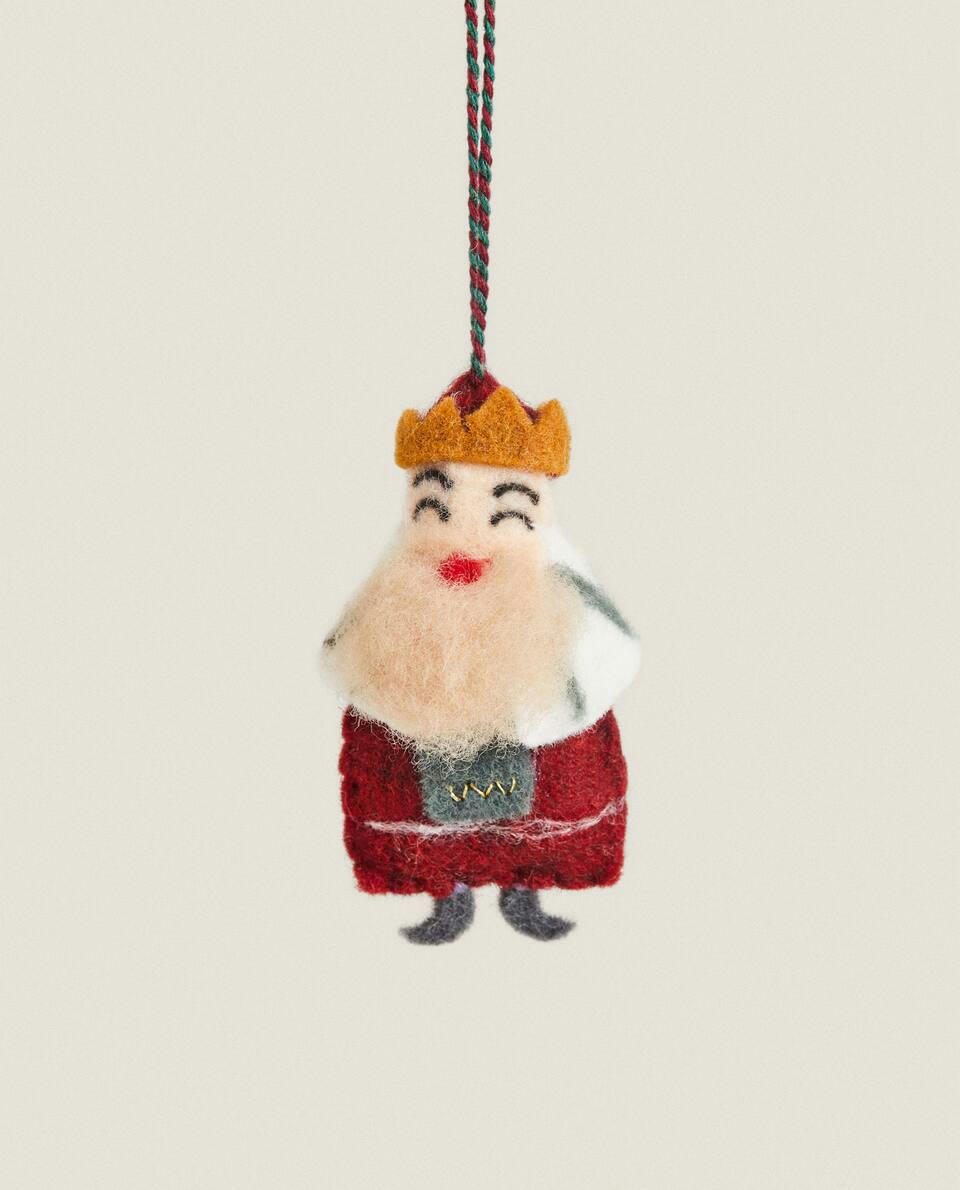 DECORAÇÃO DE NATAL DE SÃO MELCHIOR EM FELTRO