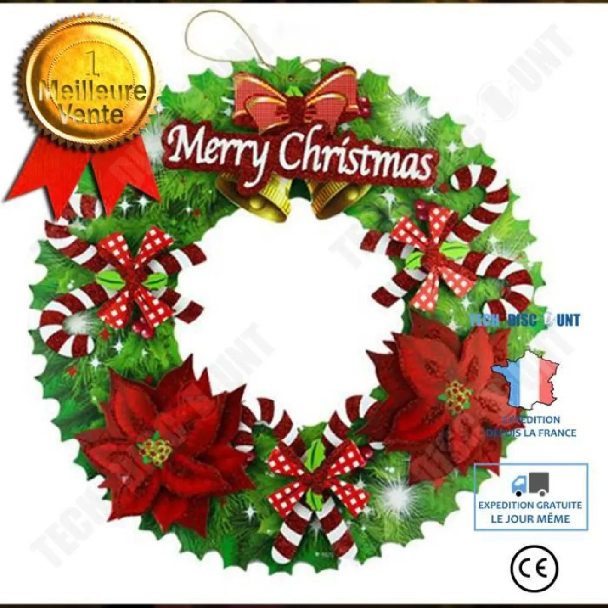 TECH DISCOUNT Guirlande Pendentif Noël