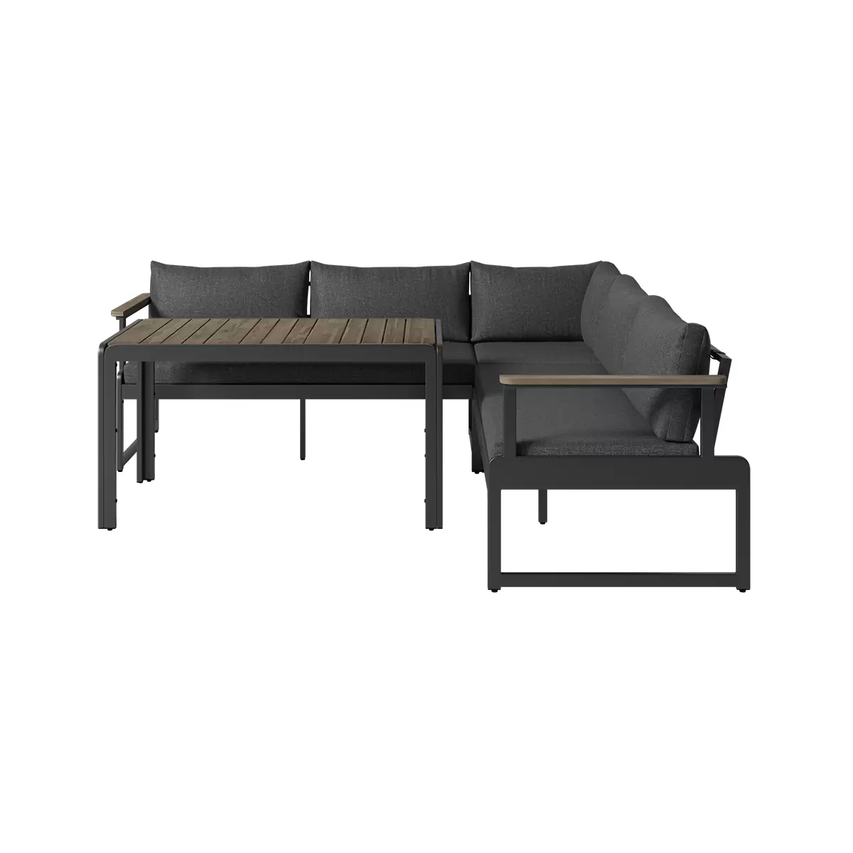 Beldano Loungegarnitur Barletta 2-teilig grau,natur