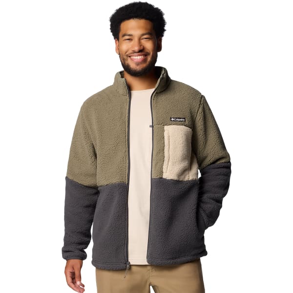 Veste polaire COLUMBIA MOUNTAINSIDE HEAVYWEIGHT FLEECE STONE GREEN/SHARK/ANCIENT FOSSIL