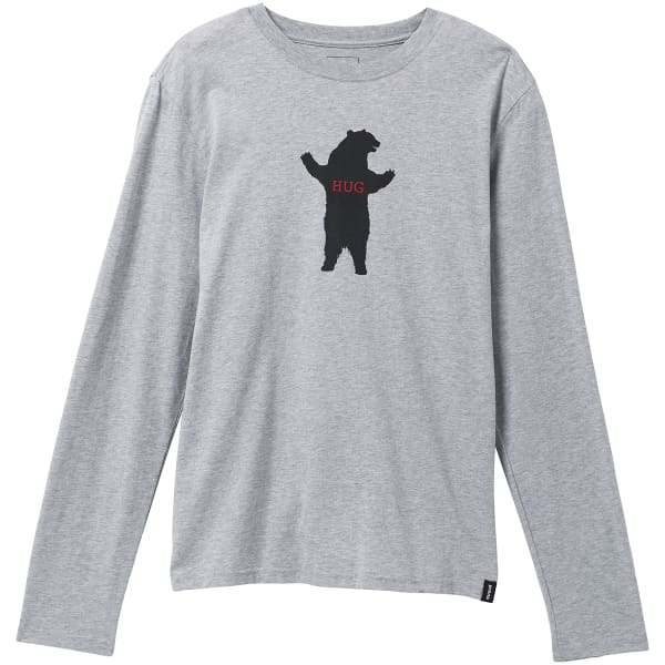 T-shirt PRANA JOURNEYMAN LS T-SHIRT MEDIUM HEATHER GREY