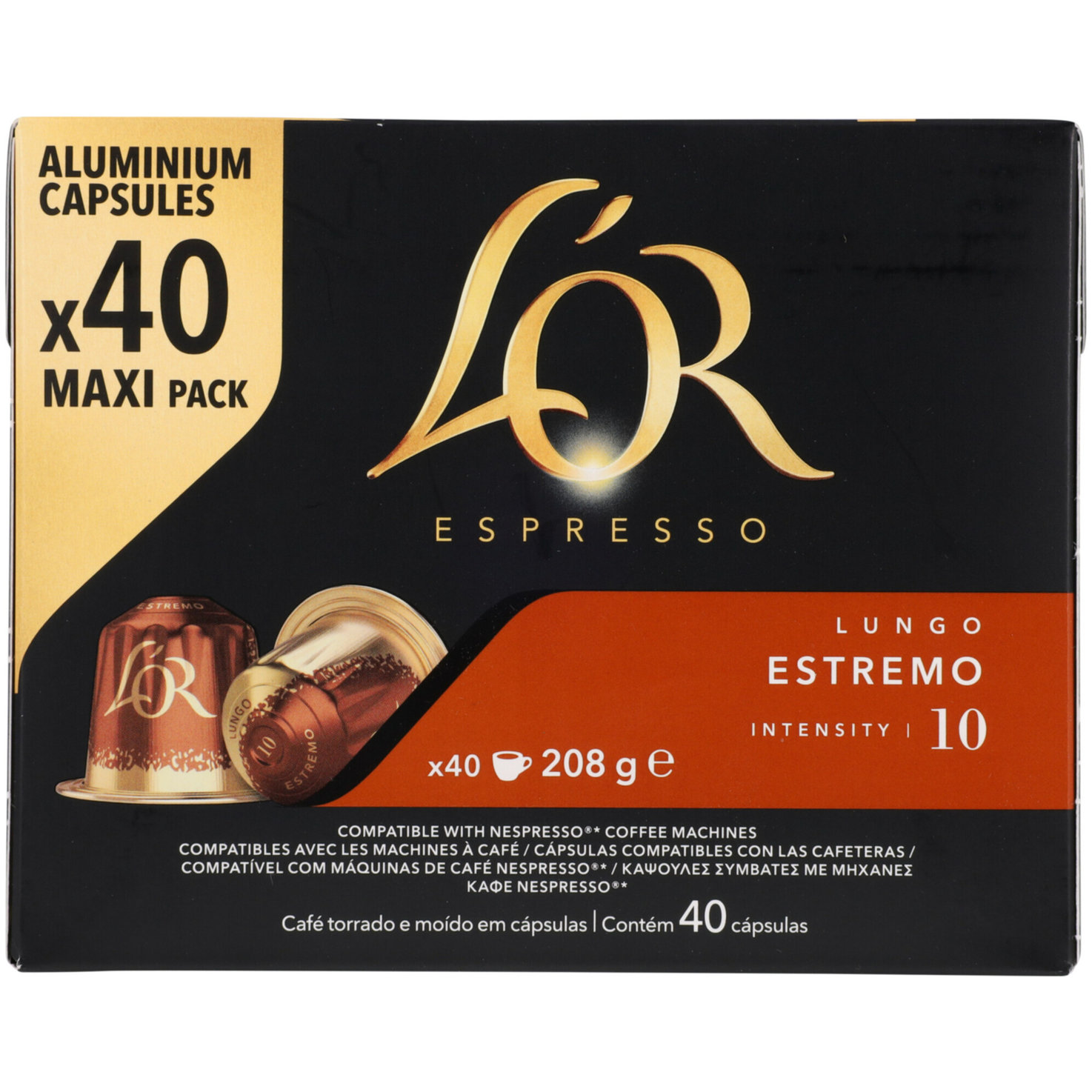 L'Or Espresso Lungo Estremo - Nespresso Kompatibel 40 Kapseln