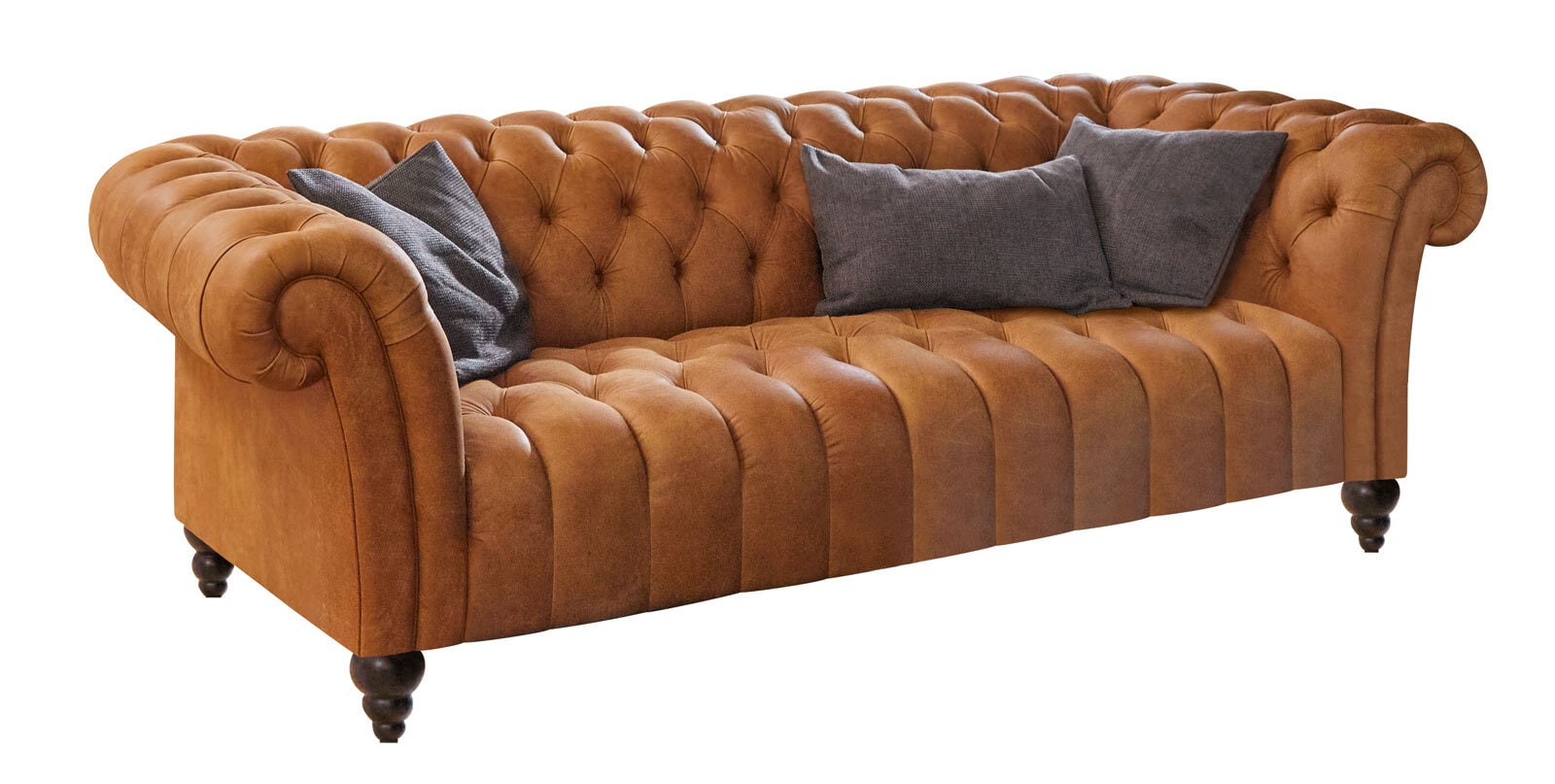 vito Big Sofa AMAZONAS cognac
