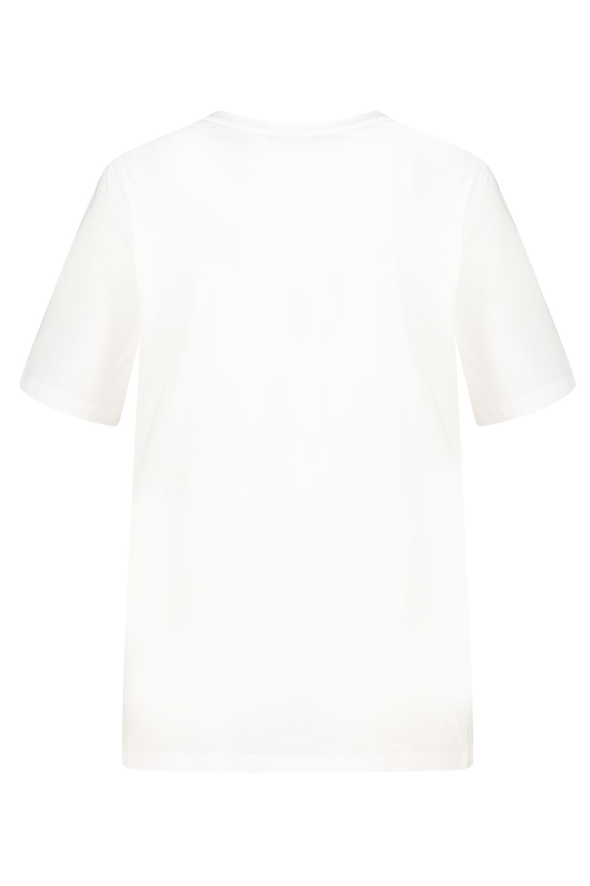 T-shirt met print Wit