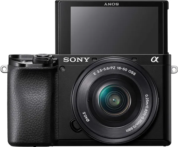 Sony a6100 ILCE-6100L - Digitalkamera - spejlløst - 24.2 MP - APS-C - 4K / 30 fps - 3x optisk zoom 16-50 mm objektiv - Wi-Fi, NFC, Bluetooth - sort