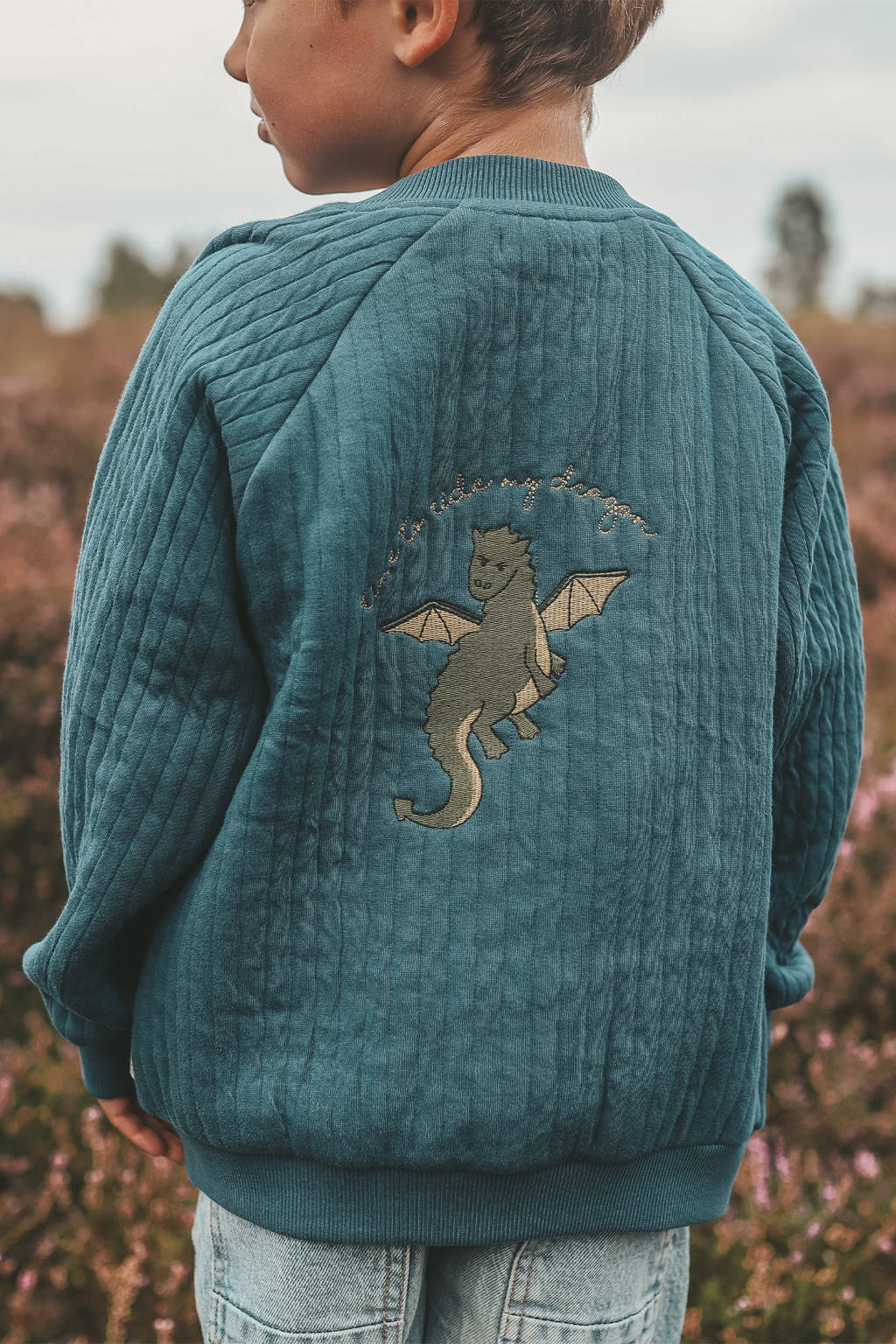 Your Wishes sweatvest blauw