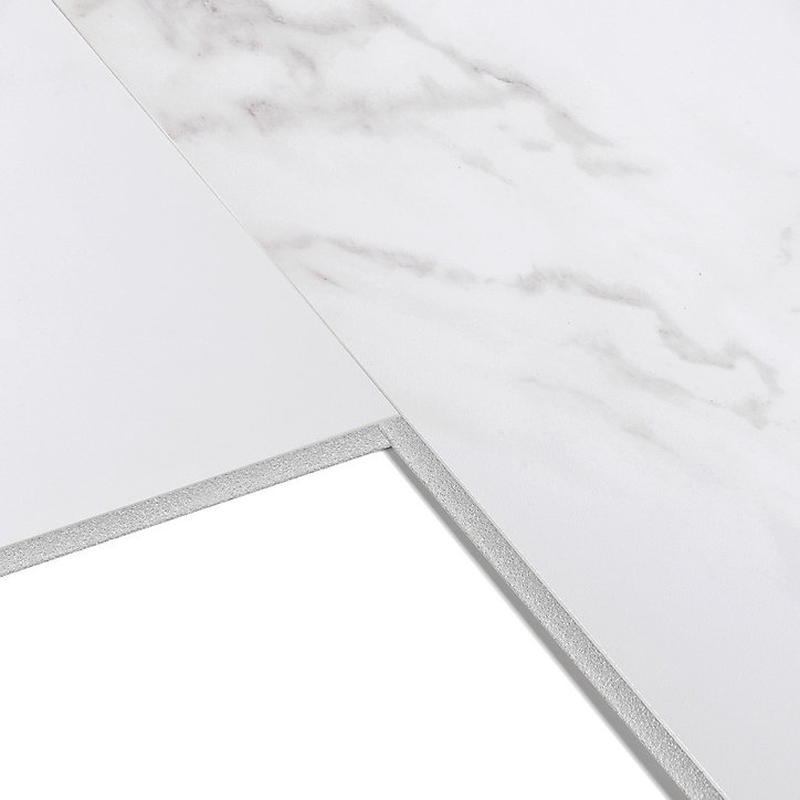 Dalle PVC Dumawall+ Corleone blanc mat 37,5 x 65 cm