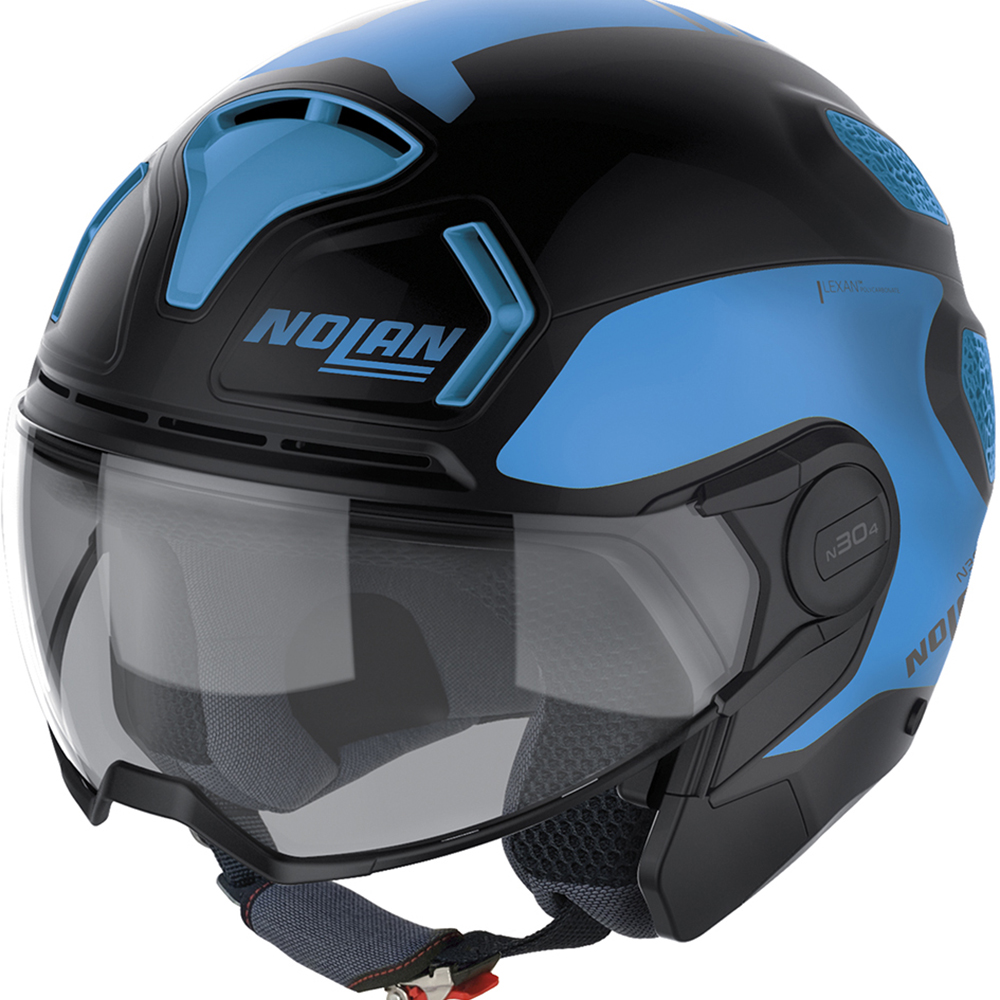 Nolan - Casque N30-4 T Uncharted Noir Mat / Bleu