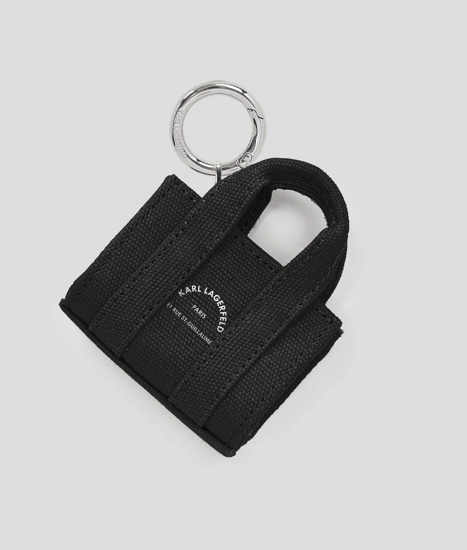PORTE CLÉ DE CABAS RUE ST-GUILLAUME - Noir