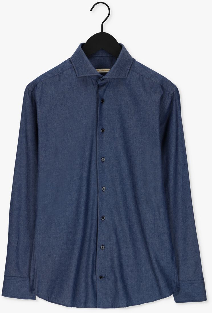 PORTO MILANO blauwe porto milano klassiek overhemd lagos