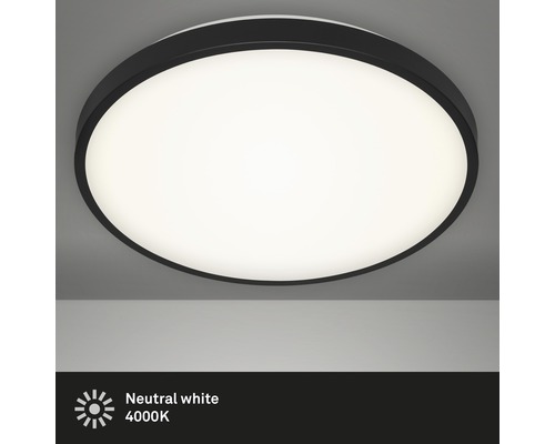 LED plafondlamp 24W 2200 lm 4000K Ø 38,5 cm Manny zwart/wit
