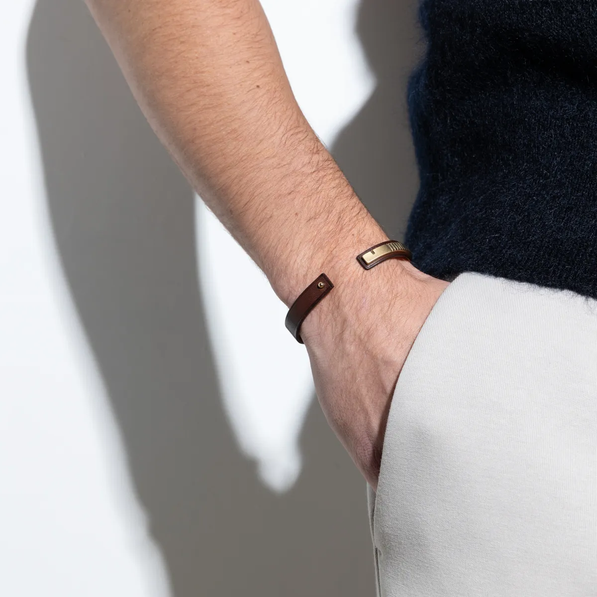 Bracelet cuir Uraeus Ursul