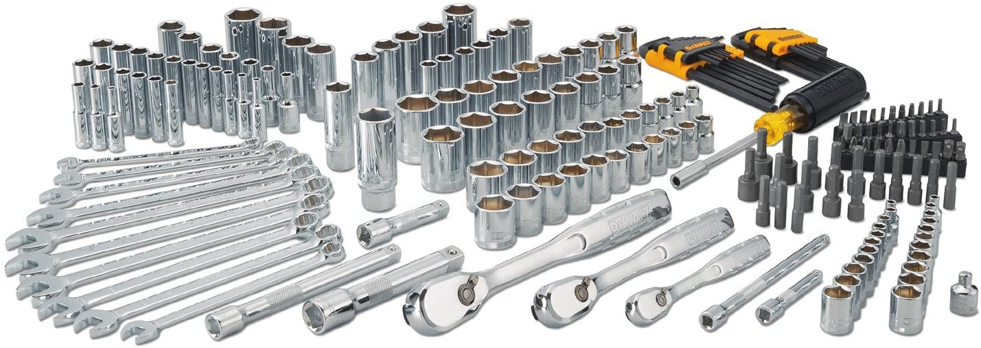 Mechanics Tool Set, 1/4" & 3/8" & 1/2" Drive, SAE/Metric, 205-piece (DWMT81534)
