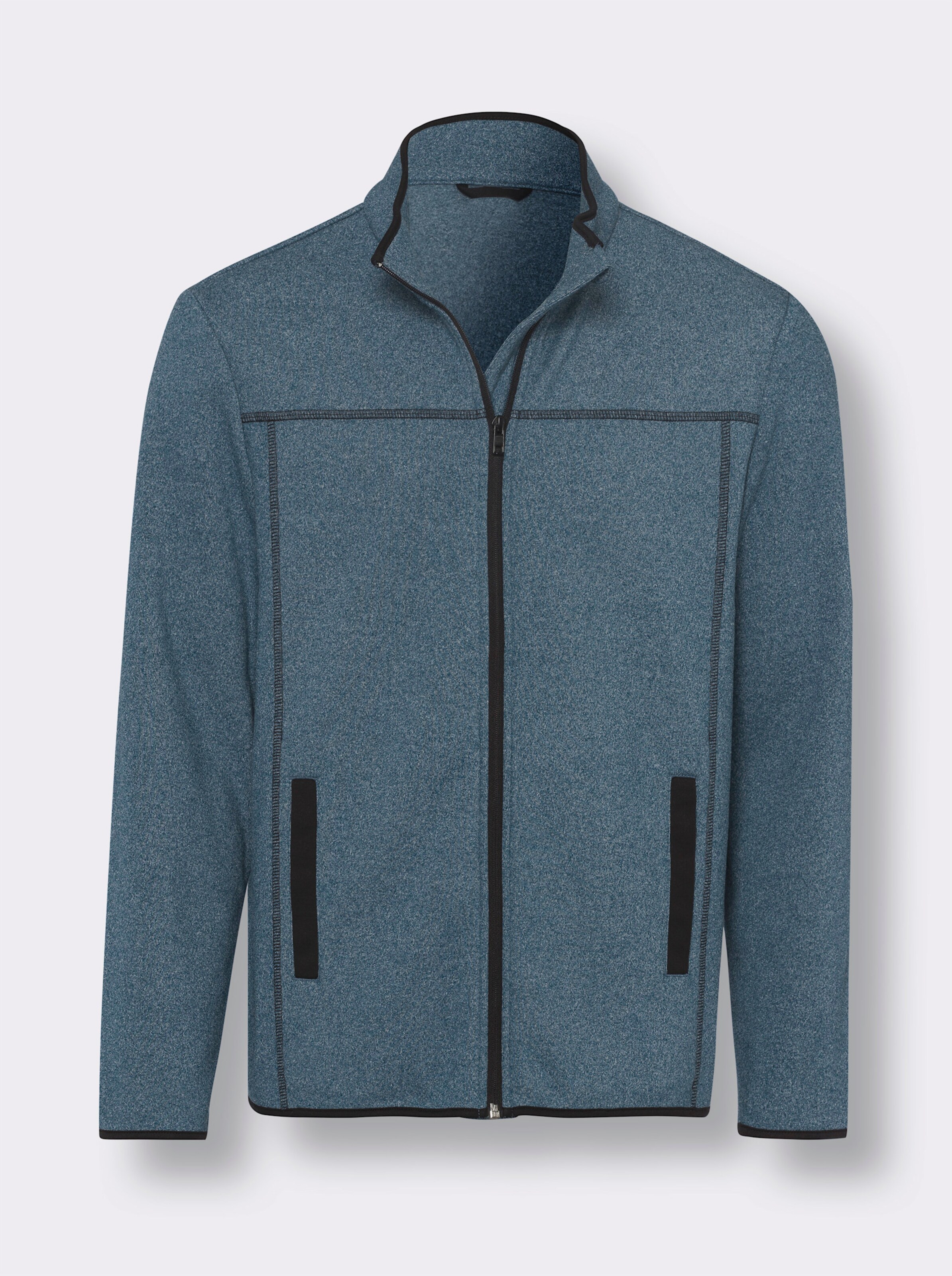 Strickfleece-Jacke