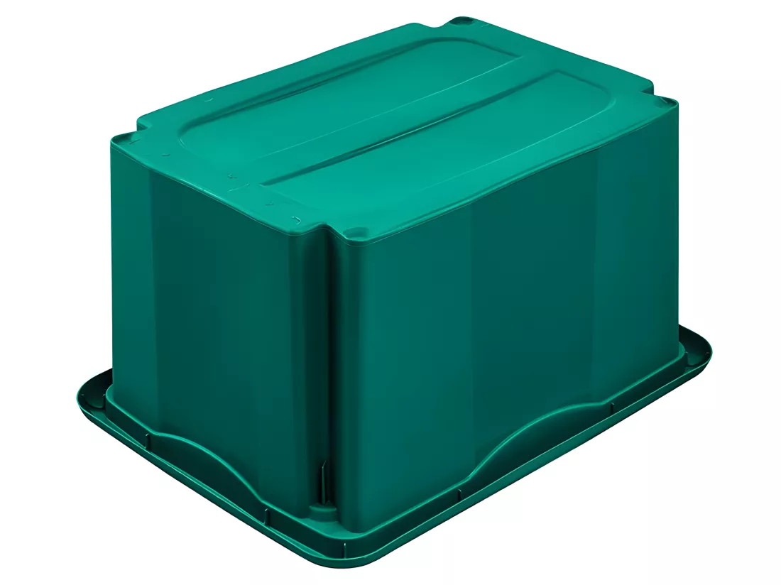 Boîte de rangement, 38 x 28,5 x 20,5 ,echo vert
