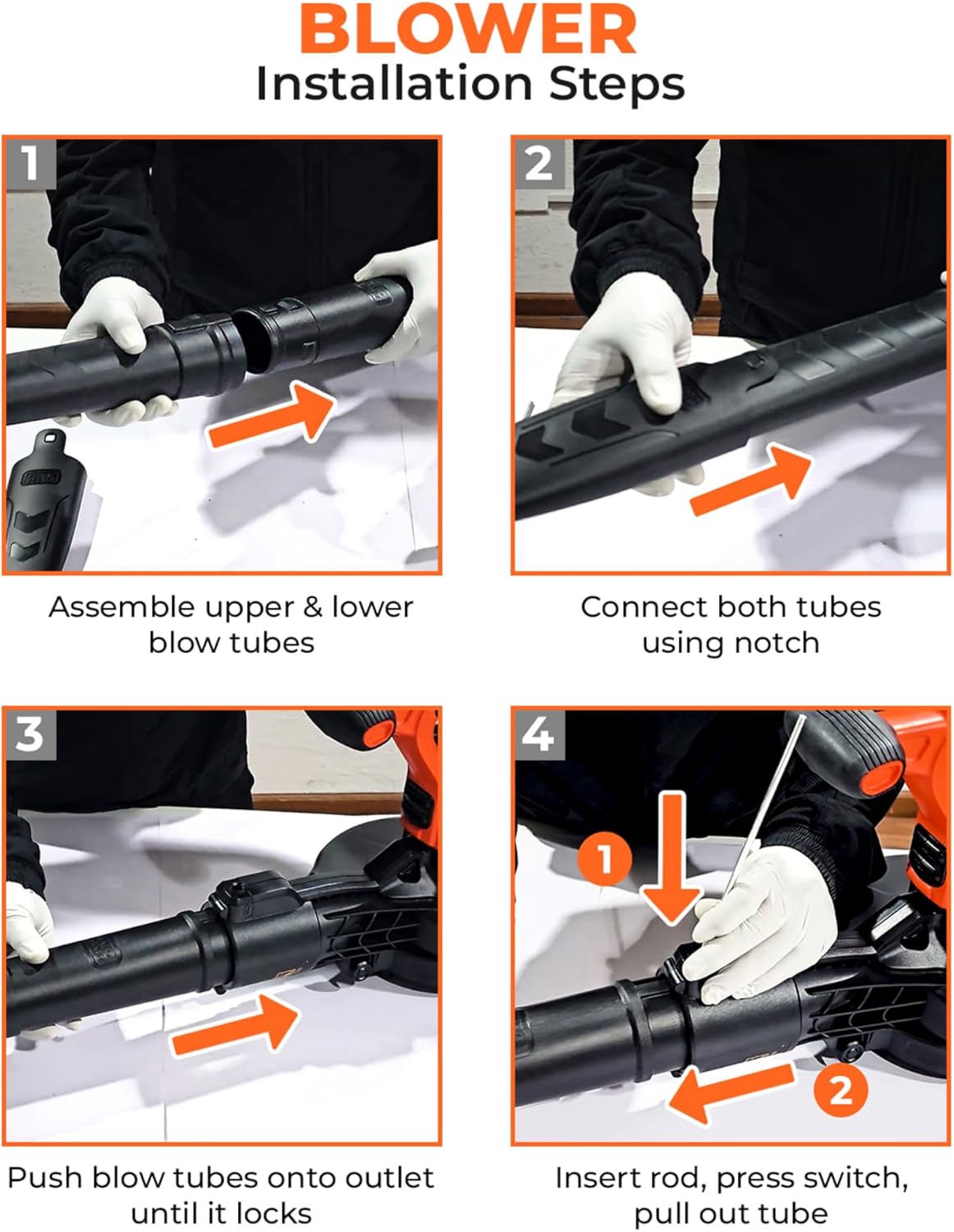 BLACK+DECKER 3-in-1 Elektro Laubsauger & Laubbläser (3.000 Watt, mit Häcksler, 72l Fangsack-Rucksack – hohe Blasgeschwindigkeit & verstellbare Saugleistung, für Terrasse, Wege, Einfahrten) BEBLV300-QS