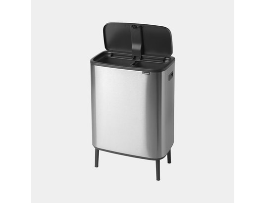 BRABANTIA - Poubelle Touch Bo Touch Bin HI, 2 x 30L - Matt Steel
