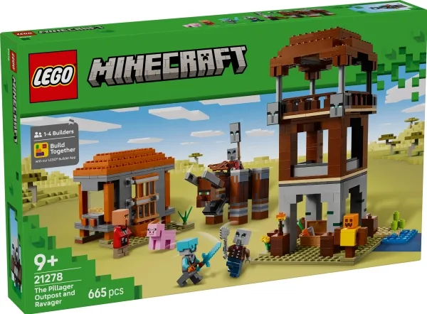 LEGO Minecraft 21278 Røverforposten og ravager