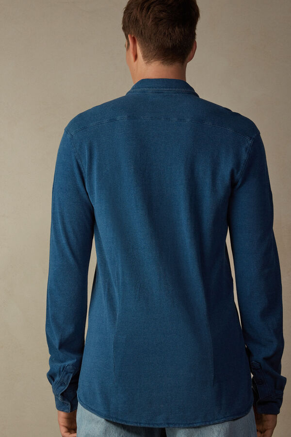 Camisa Piqué em Algodão Lavado