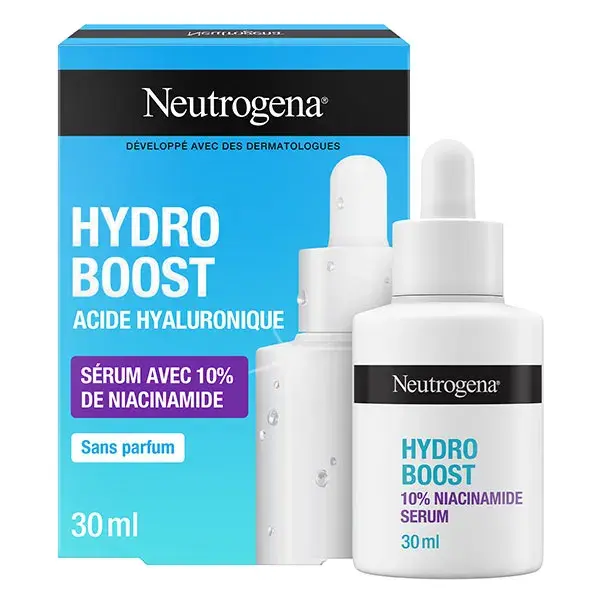 Neutrogena Hydro Boost Serum 10% Niacinamida 30ml frasco conta-gotas