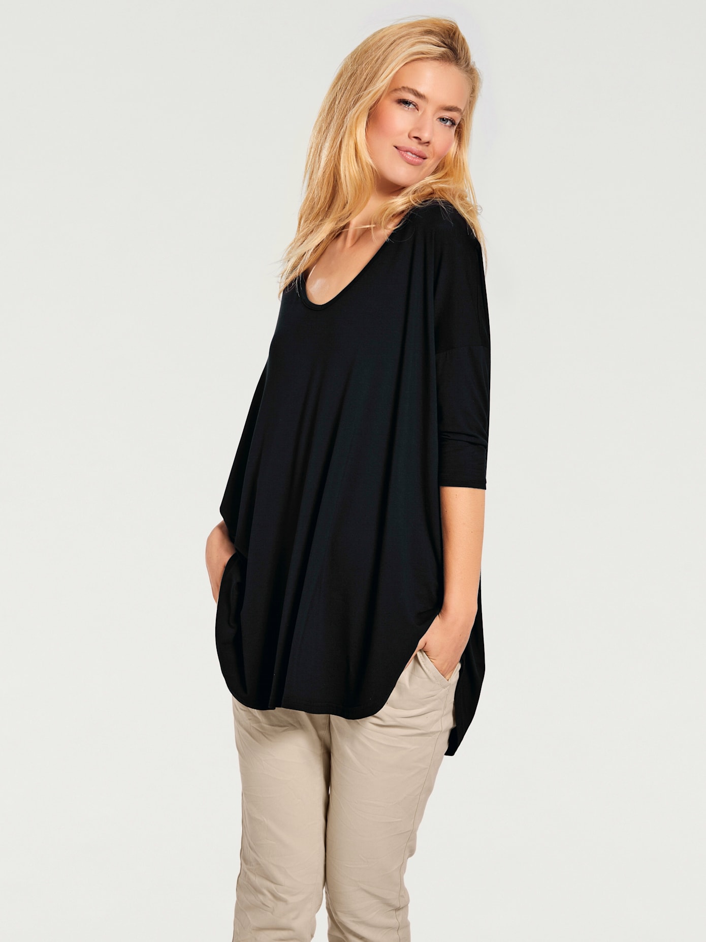 T-shirt ample look sportif décontracté