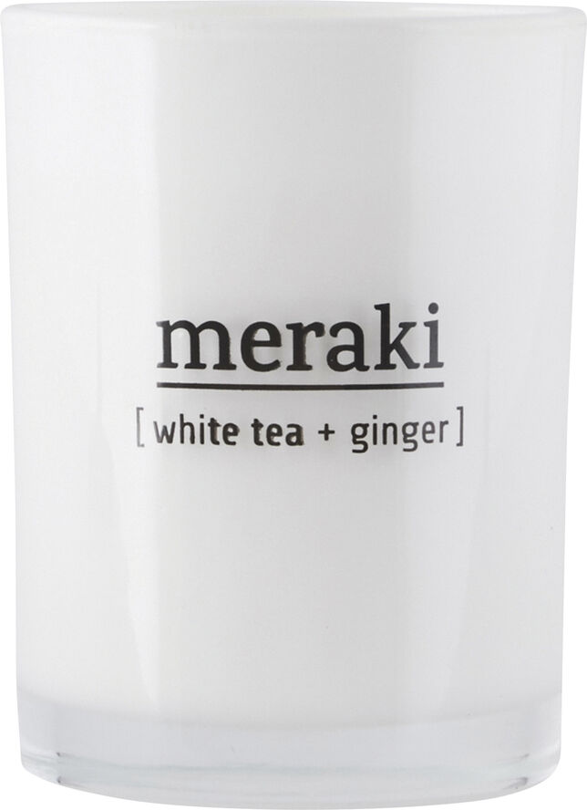 Meraki Duftlys - hvid te & ingefær