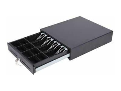 Capture - Elektronisk kontantskuff - with manual button, 410 mm - 12 / 24 V - svart
