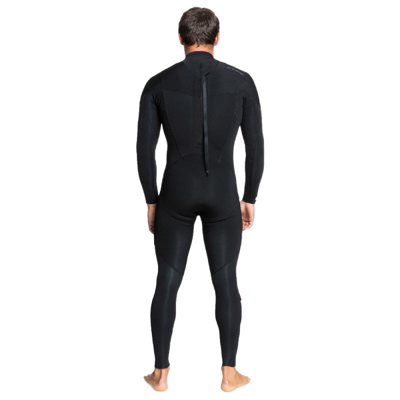 COMBINAISON QUIKSILVER EVERYDAY SESSIONS 4/3 BACKZIP NOIR