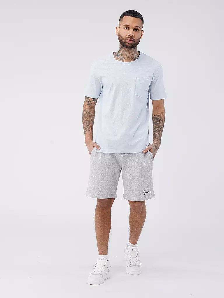 KARL KANI Sweatshorts grau