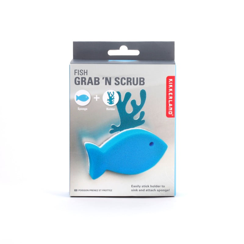 Sink Sponge And Holder Fish