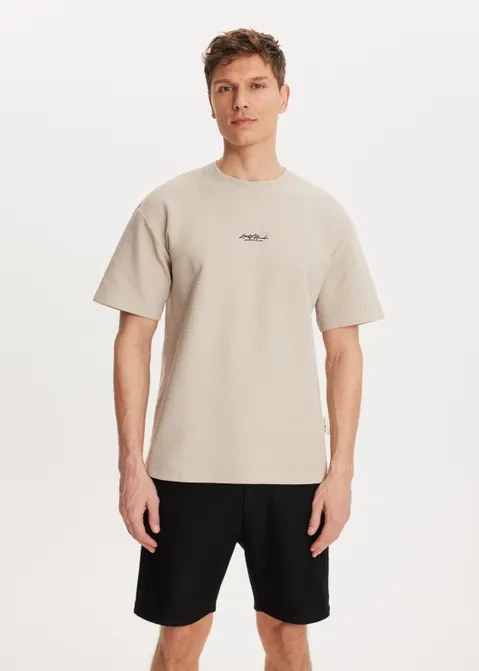 Ottoman t-shirt bruin (TAU.L)
