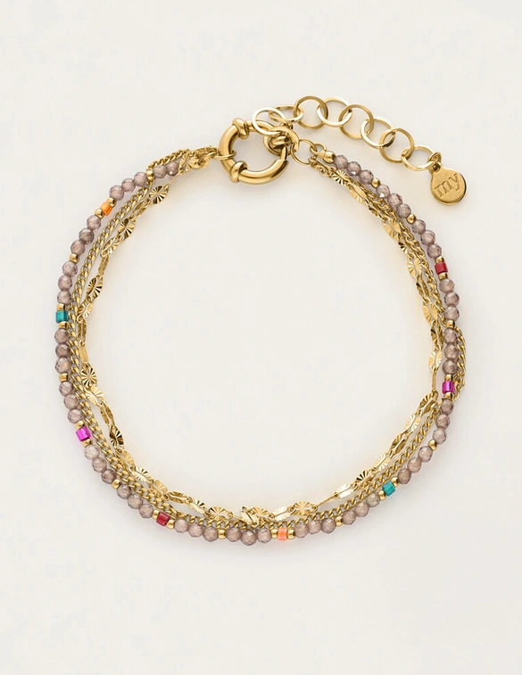 My Jewellery Sunrocks armband taupe MJ12213