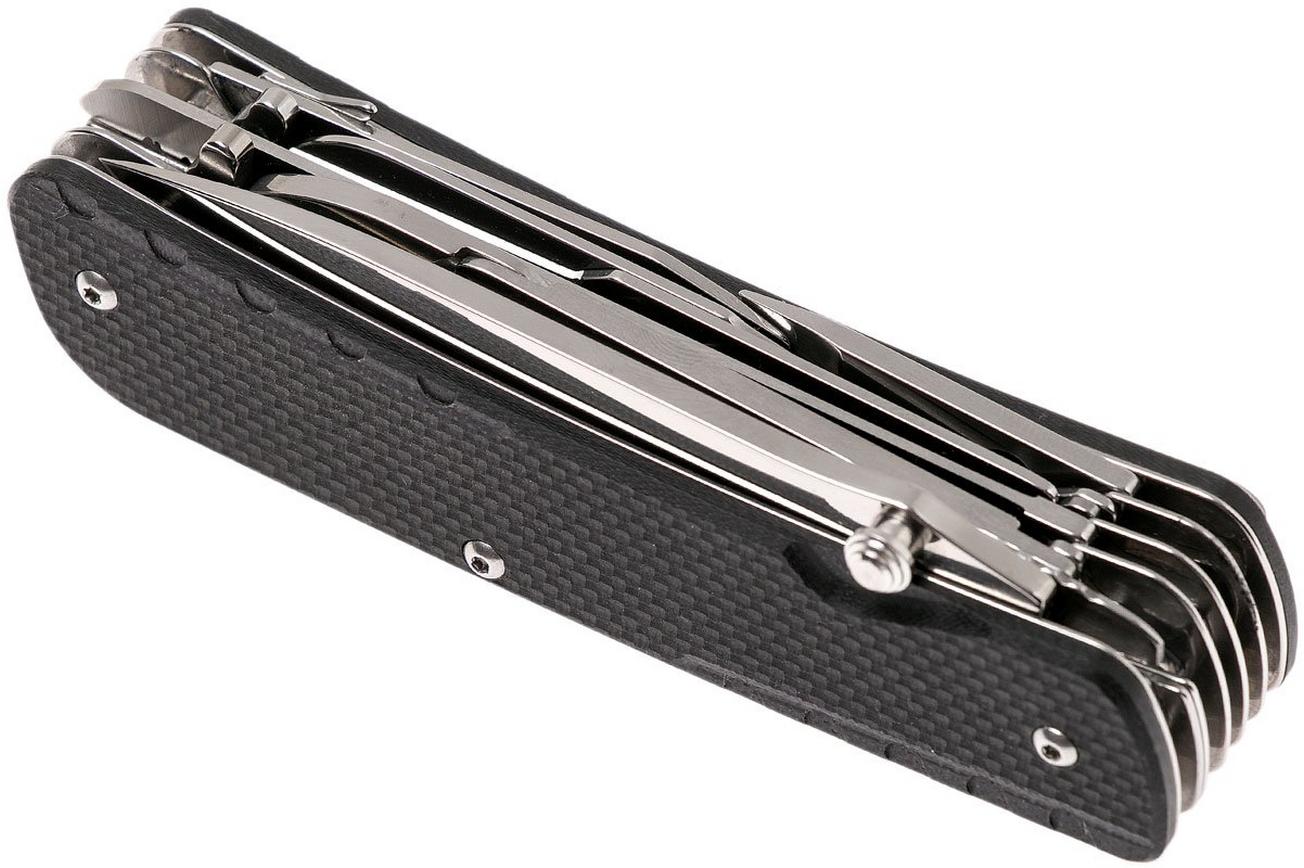 Ruike LD51-B Trekker zakmes, zwart