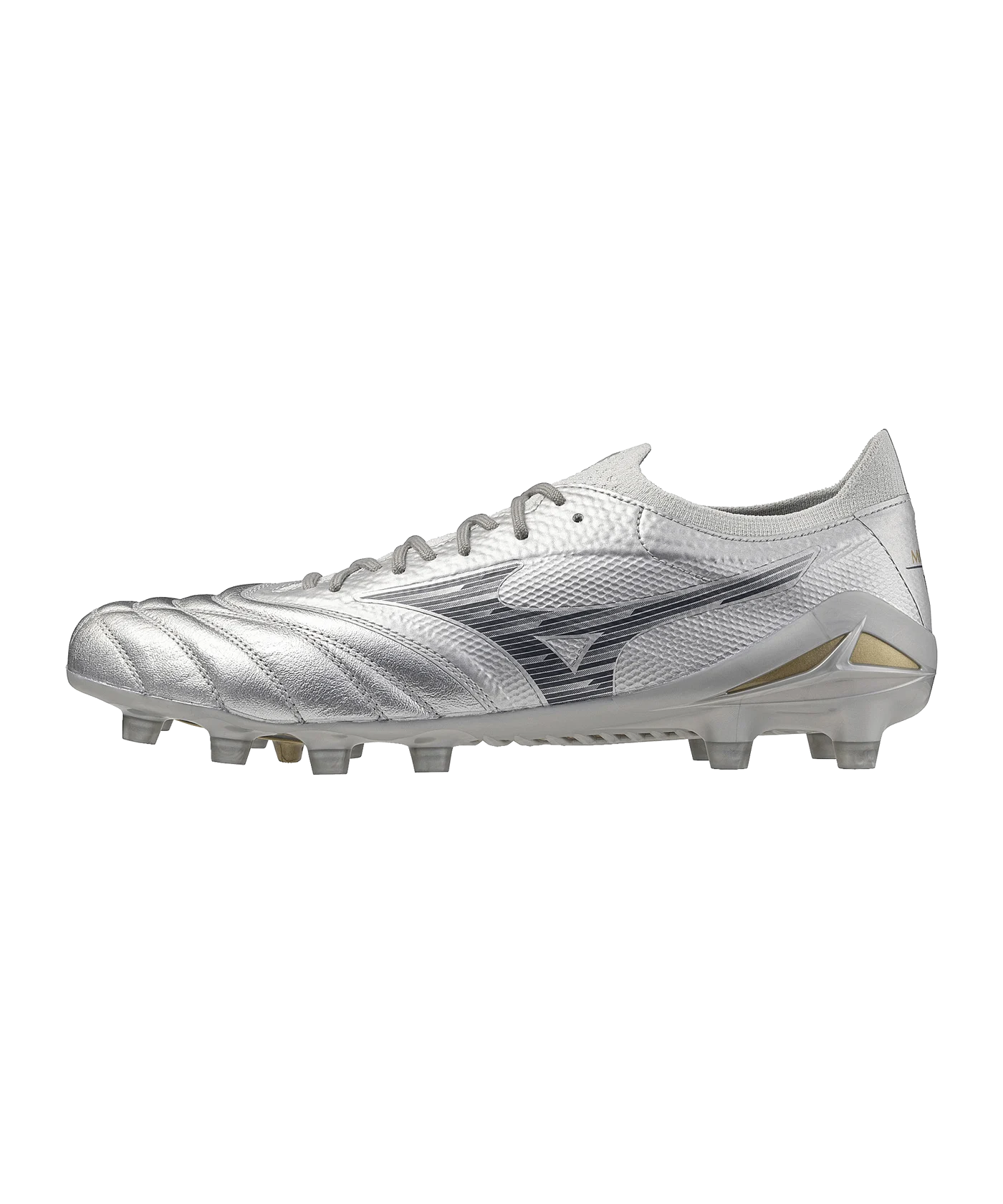 Mizuno Morelia Neo Beta Elite FG Platinum Silver Silber F04