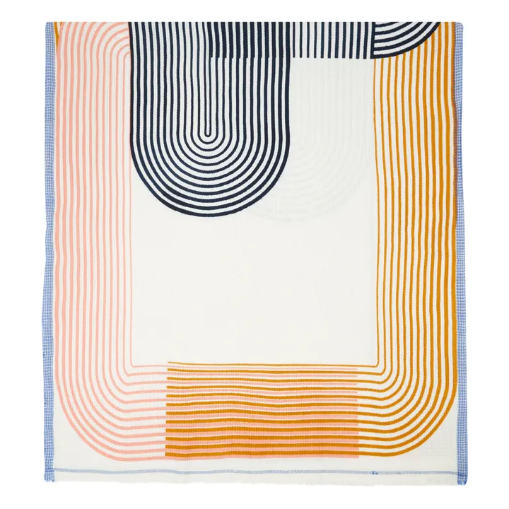 Mapoésie Fouta en nid d'abeille Dylan - 1 place | Rose