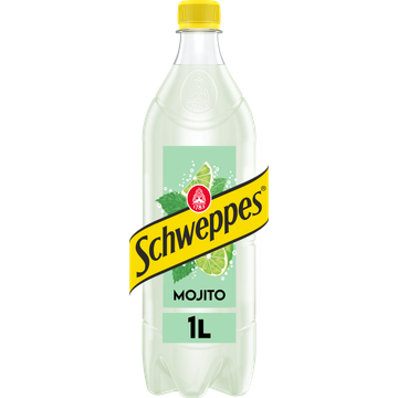 Schweppes Alcoholvrije Drank Mojito met Smaak van Limoen- en Munt 1 L