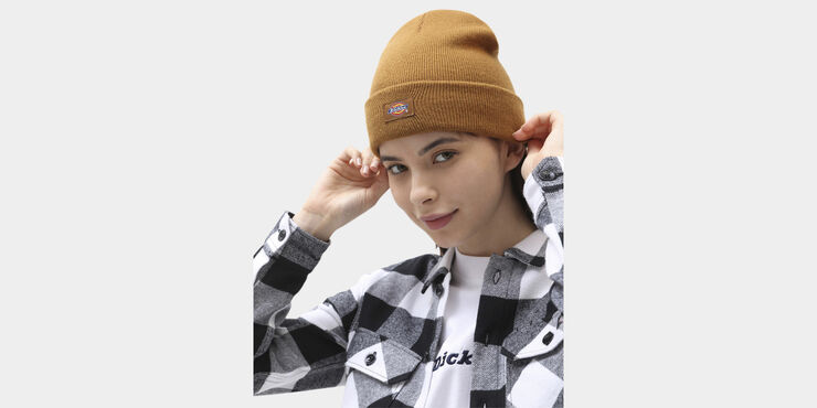 Dickies GIBSLAND BEANIE BROWN DUCK Brown duck