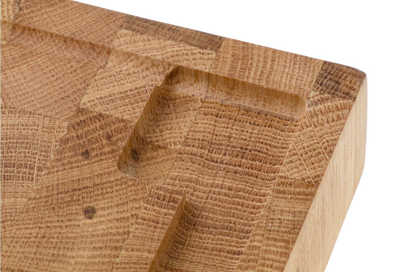 Knivesandtools End Grain Cutting Board P008-5430 eikenhout, 54 x 30 cm