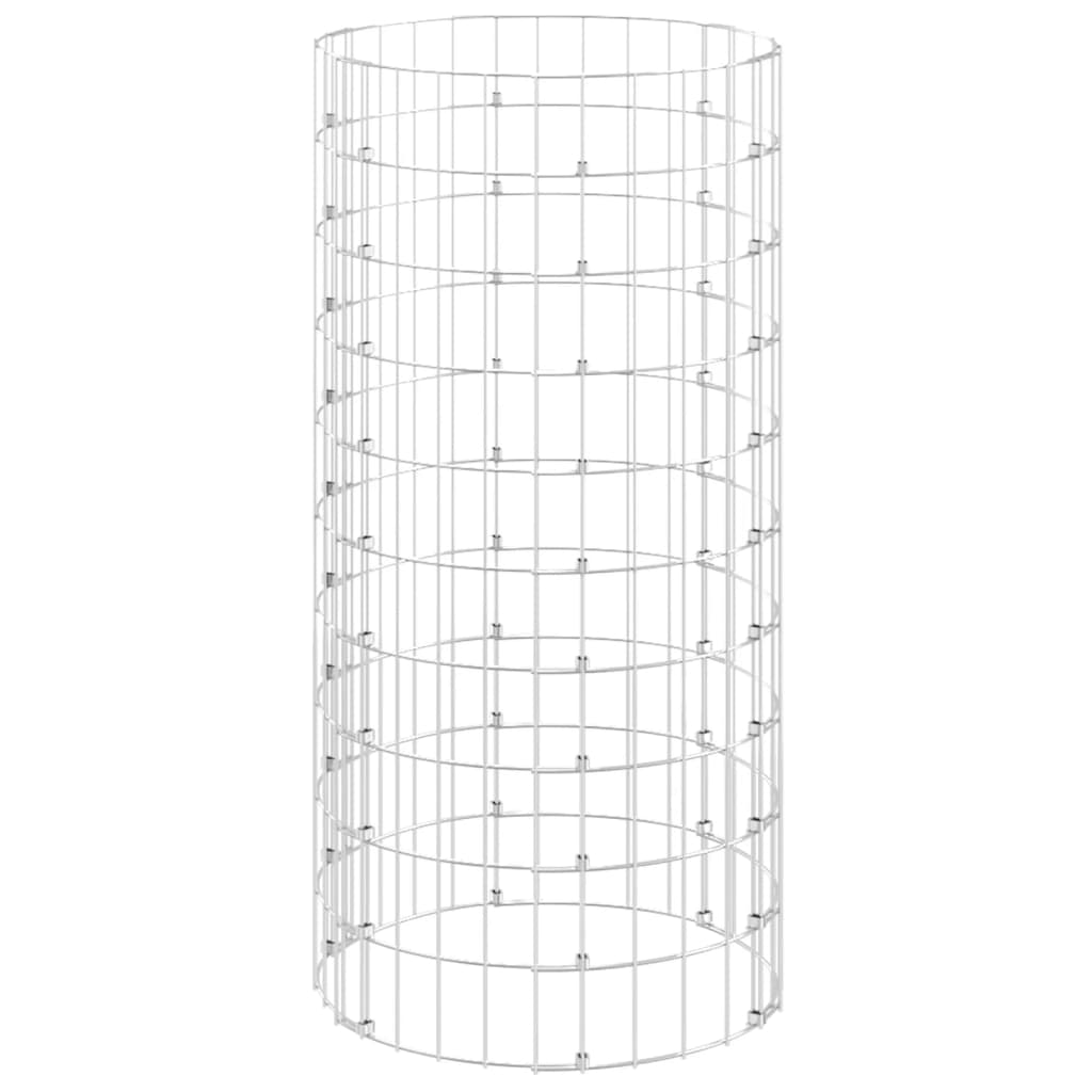 Composteur de jardin ø50x100 cm acier galvanisé