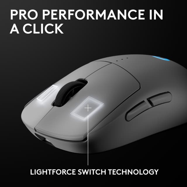 Logitech G PRO 2 LIGHTSPEED gaming-mus (hvid)