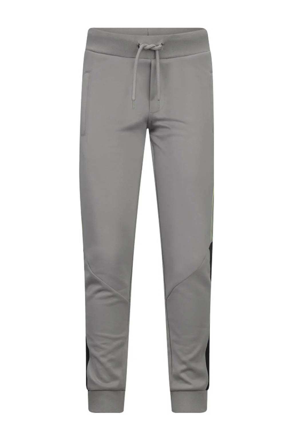 Retour Jeans slim fit joggingbroek Runner met zijstreep lichtgrijs/zwart