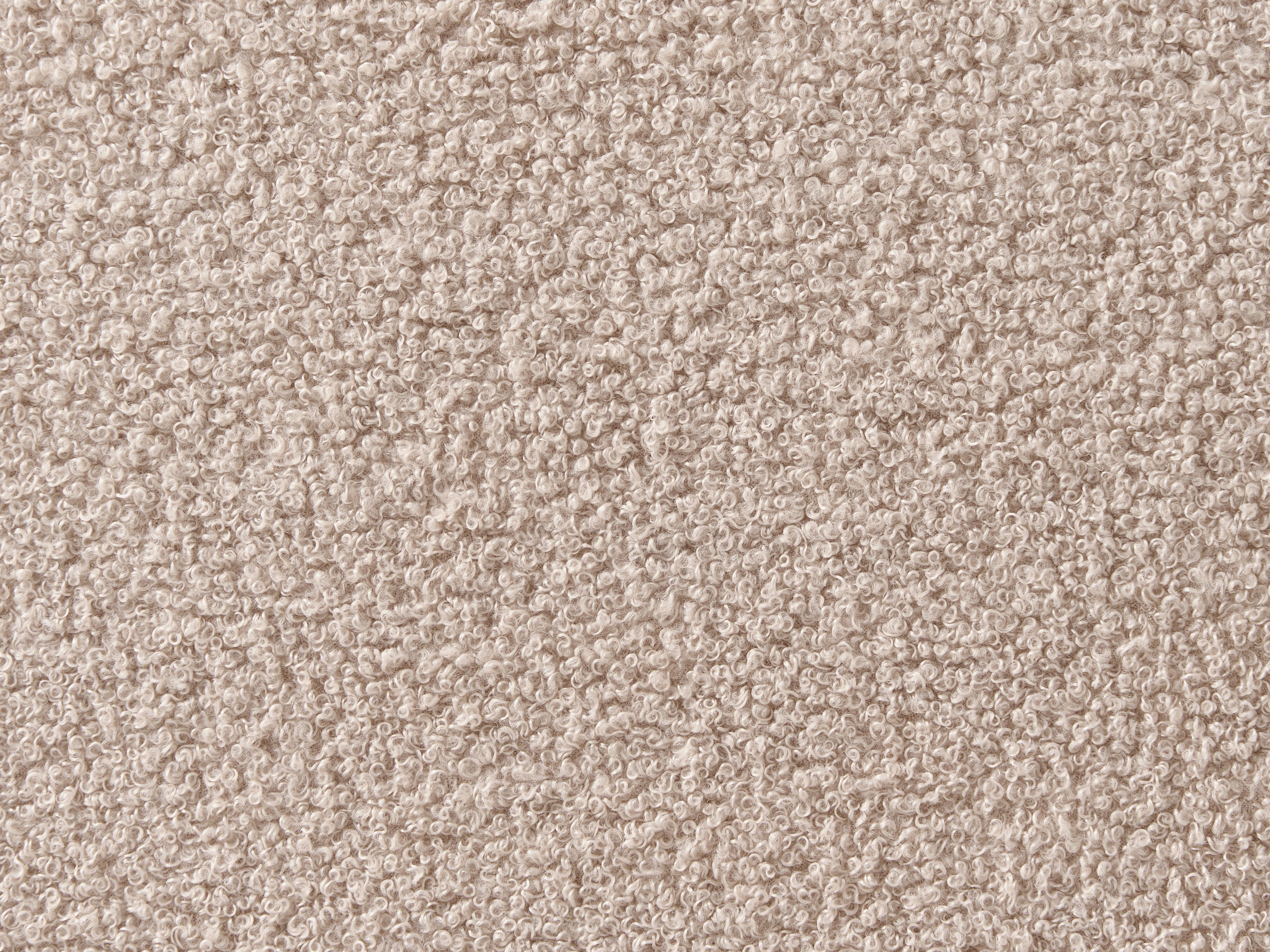 Bed met opbergruimte Bouclé LAVAUR 180 x 200 cm Taupe