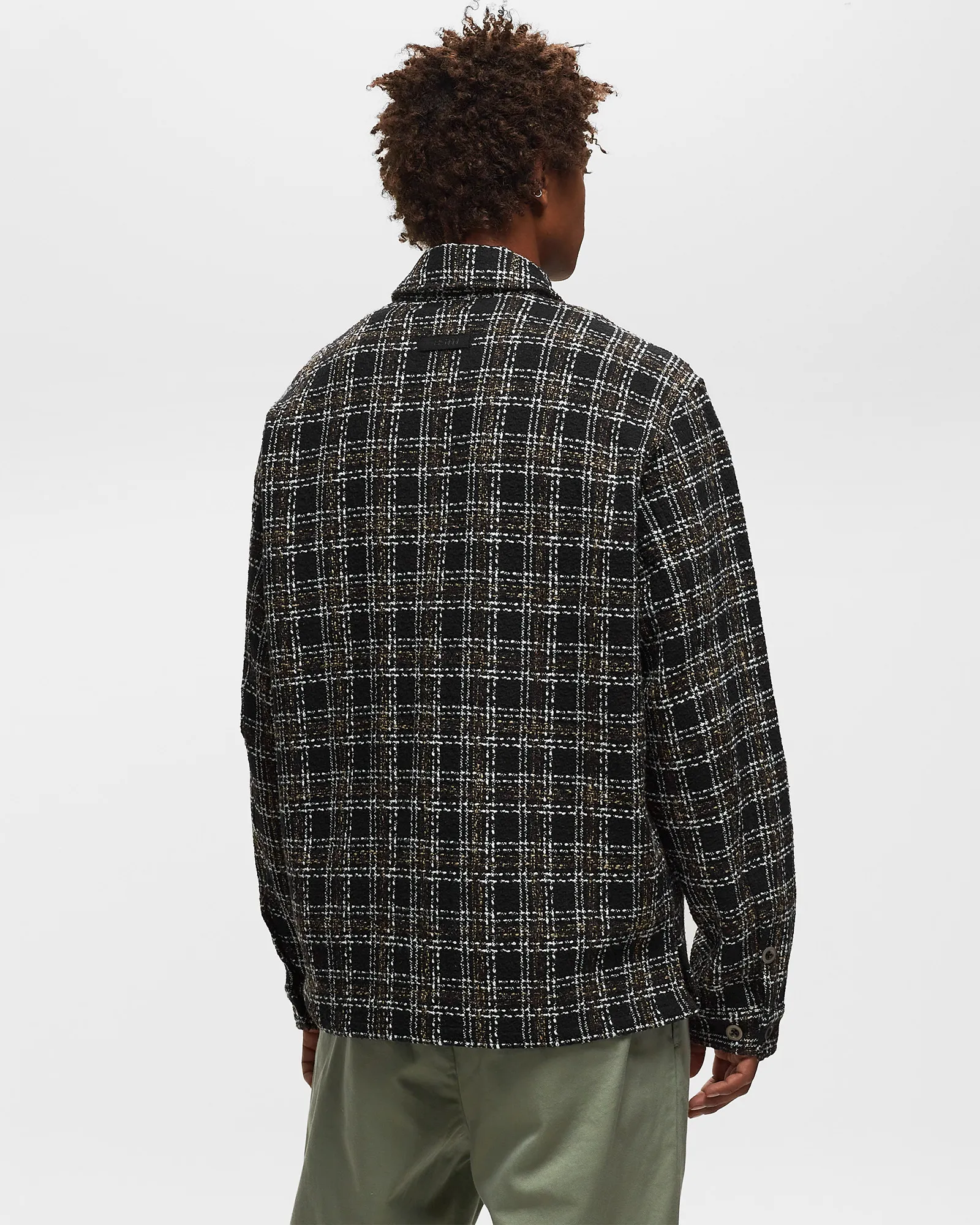 BSTN Brand BOUCLÉ PLAID SHIRT