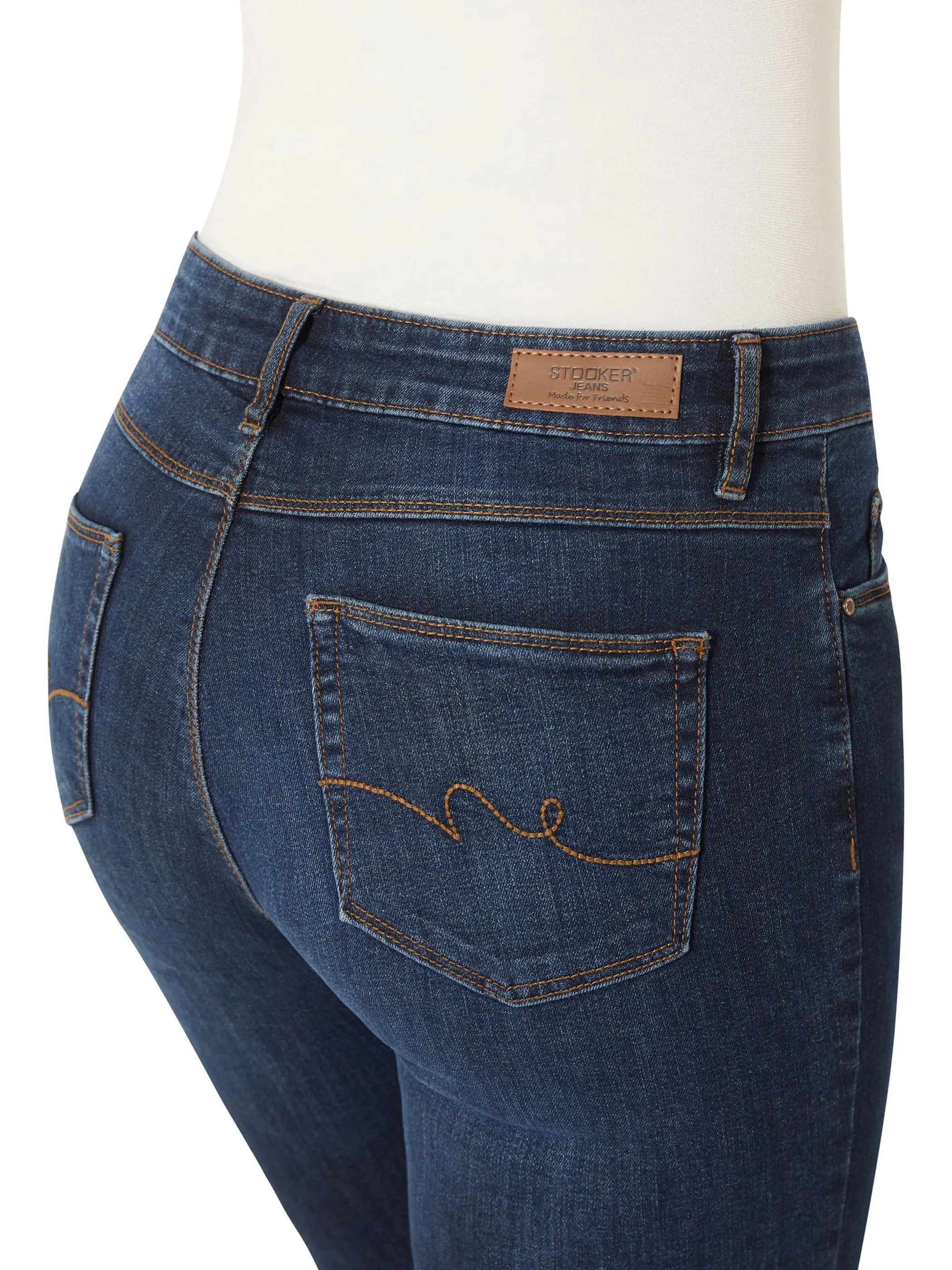 Damen Jeans 5- Pocket Straight Slim Fit