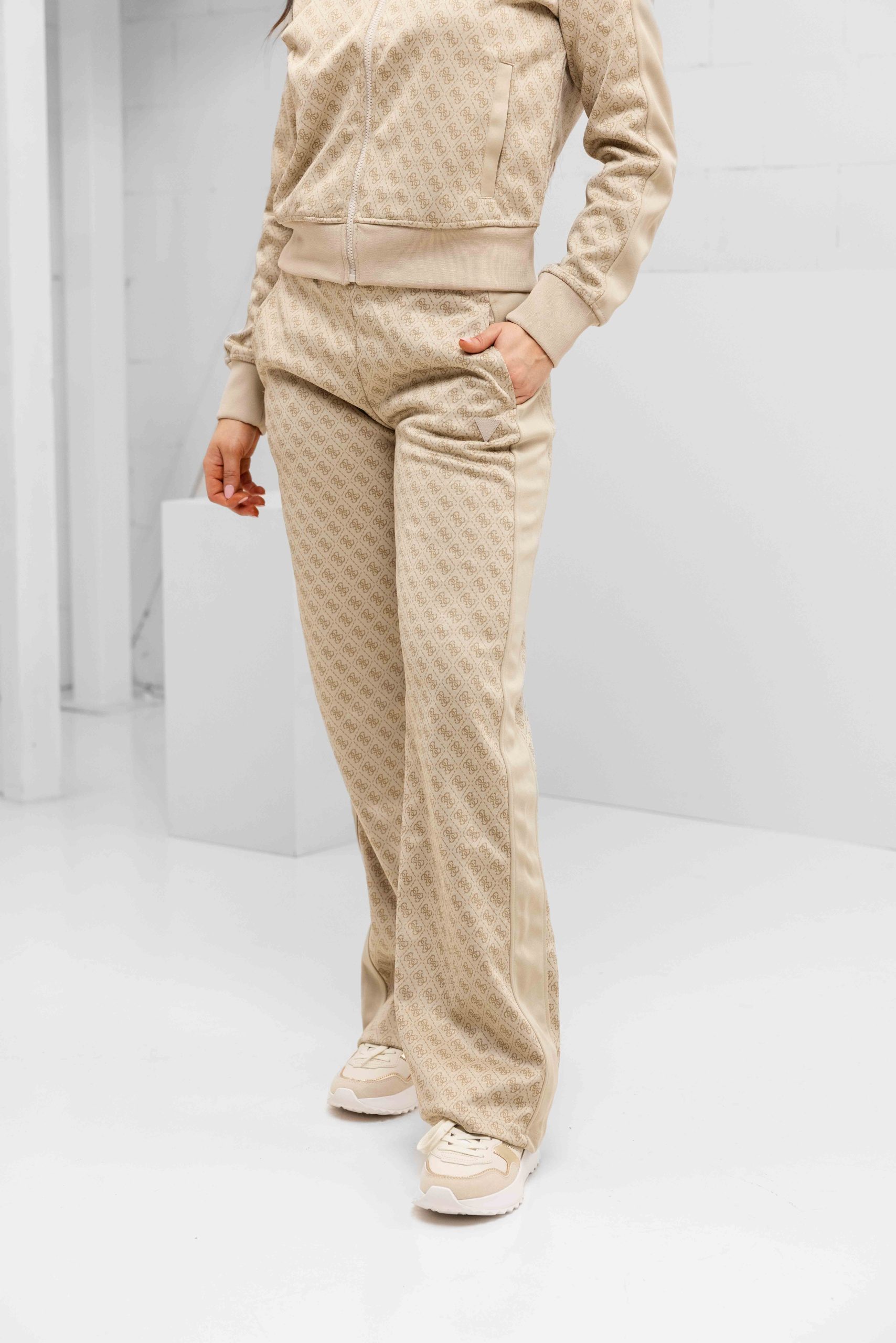 Guess Logo Set Dames Beige
