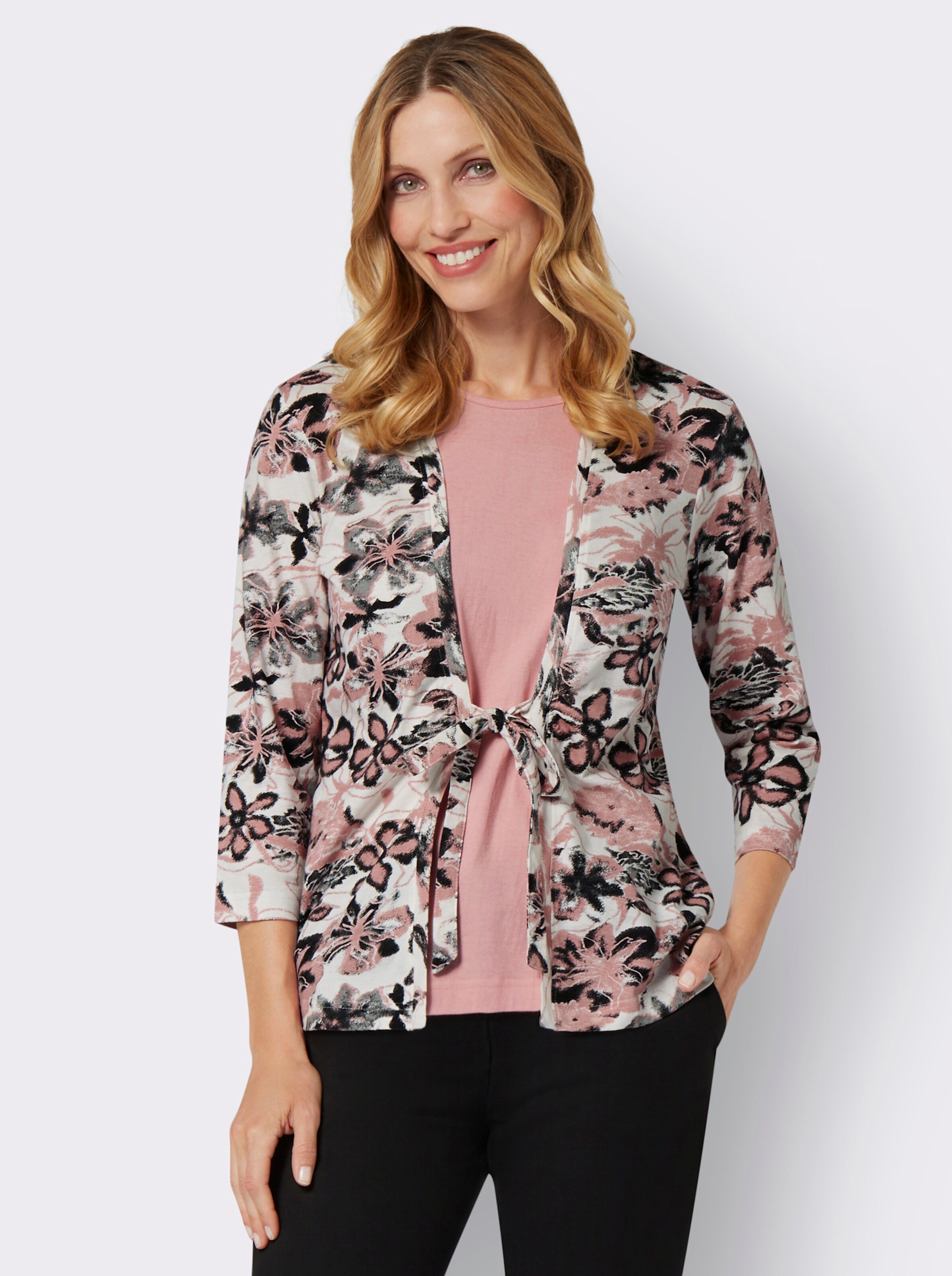 2-in-1-Shirt aus reiner Baumwolle